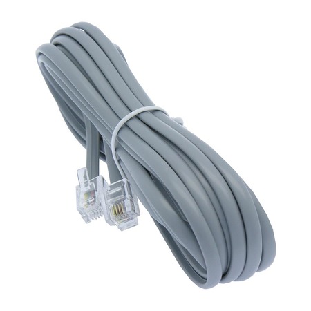 BESTLINK NETWARE RJ11 Modular telephone Cable- 14ft- Straight 170102S